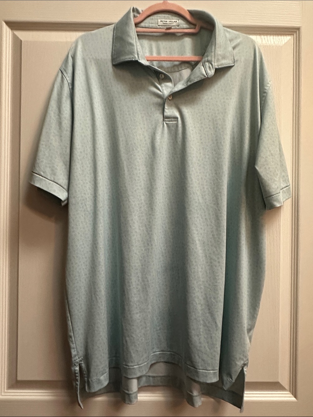 Peter Millar Pale Blue Short-Sleeve Polo
